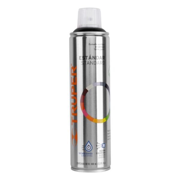 AEROSOL NEGRO BRILLANTE 400ML. TRUPER