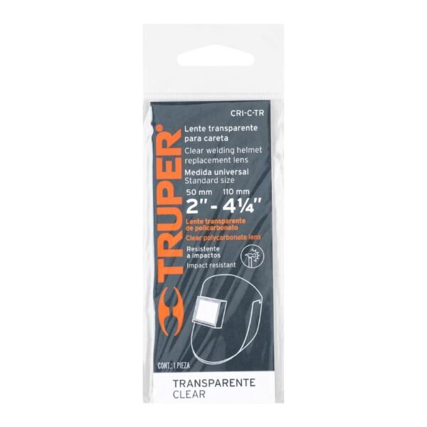 VIDRIO CARETA CASO-300 TRANSP. CRI-C-TR TRUPER