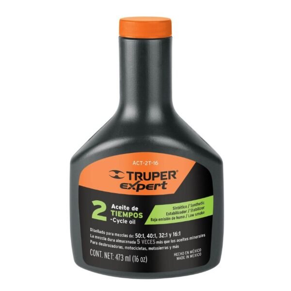 ACEITE MOTOR 2 TIEMPOS 16 OZ.  TRUPER