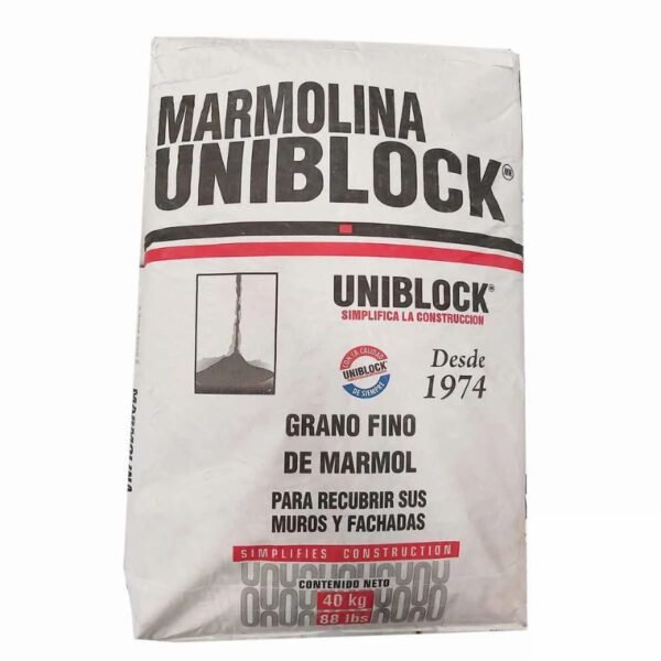 MARMOLINA UNIBLOCK SACO 40 KG.