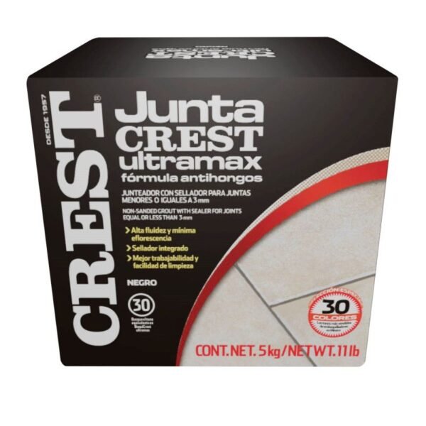 JUNTA CREST ULTRAMAX NEGRO 5KG