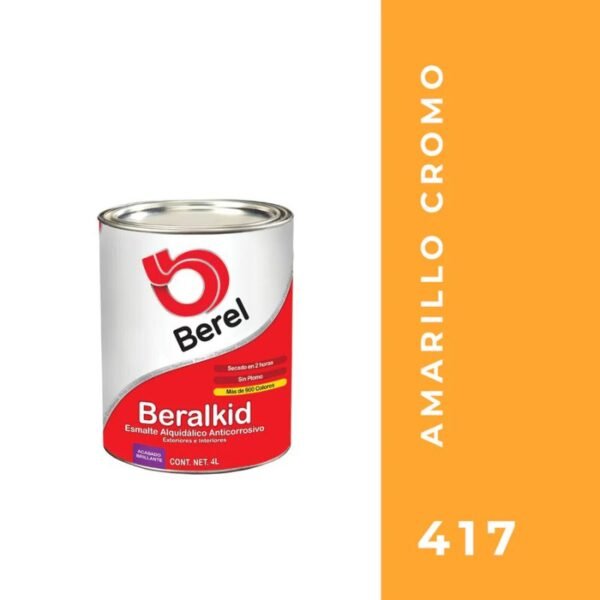 ESM. BERALKID 417 AMARILLO CROMO 4 LTS.