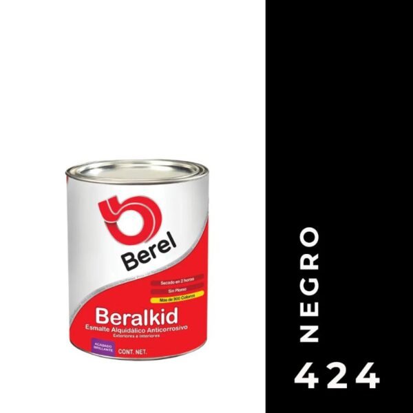 ESM. BERALKID 424 NEGRO 1/2 LTO.