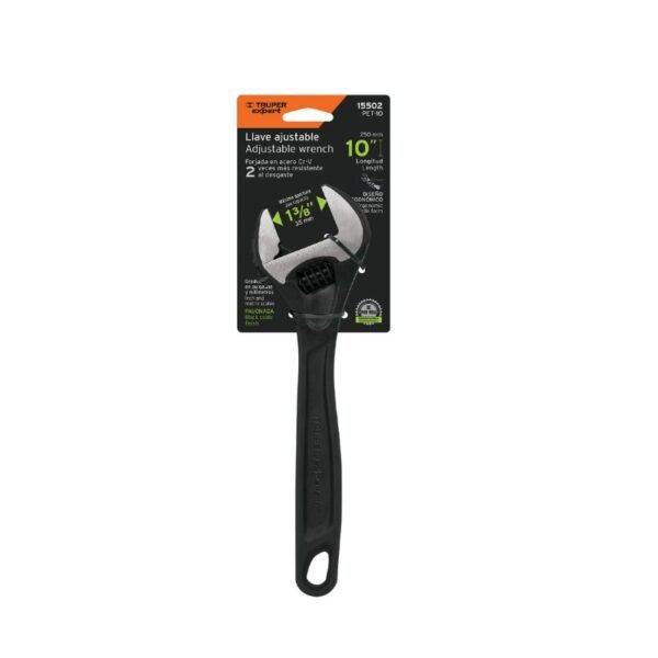 LLAVE AJUSTABLE PERICO PROF. 10″ PET-10 TRUPER