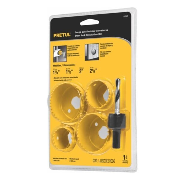 CORTACIRCULOS 5 PZAS. KIT-5P PRETUL