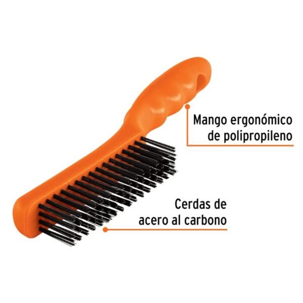 CEPILLO ALAMBRE C/MANGO 4X16