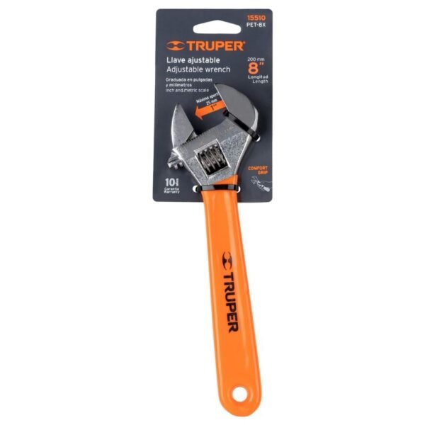 LLAVE PERICA 8″ CROMADA PET-8X TRUPER