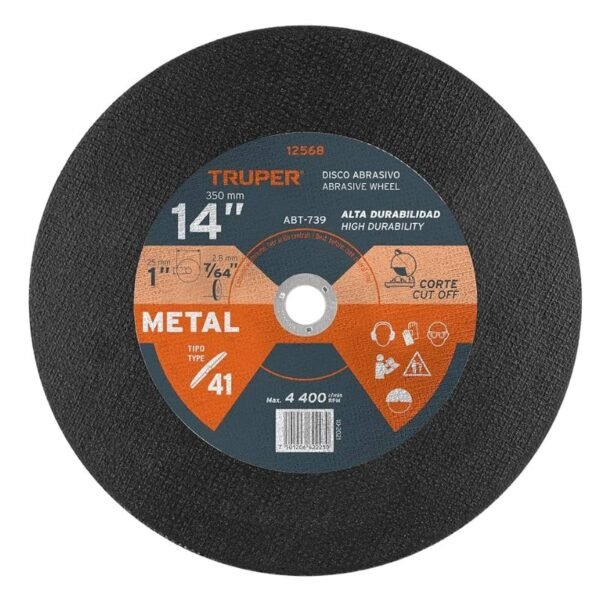 DISCO CORTE METAL 14″