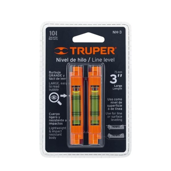 NIVEL HILO 3 BLISTER C/2 NH-3 TRUPER